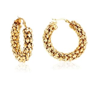 18k plated Gold Hoop Earrings